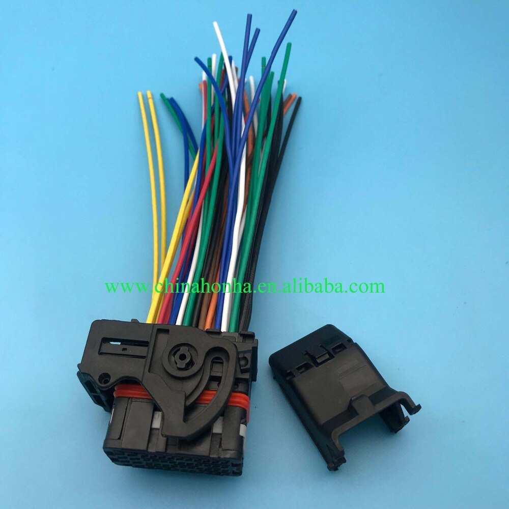 48 pin/way molex electrical ecu connector wire harness sets female plastic automotive socket 0366380002 0643201311