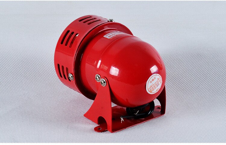 12V 24V 220V 3 "Automotive Luchtalarm Hoorn Auto Vrachtwagen Motor Aangedreven Alarm Rood 110db motor Sirene