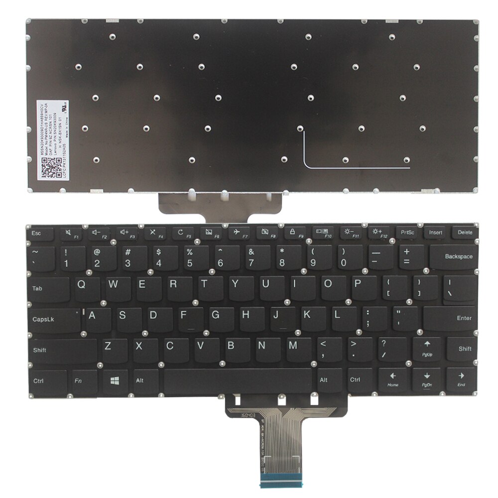 Us Keyboard Voor Lenovo Yoga 510-14AST 510-14IKB 510-14ISK Us Laptop Toetsenbord Geen Backlight