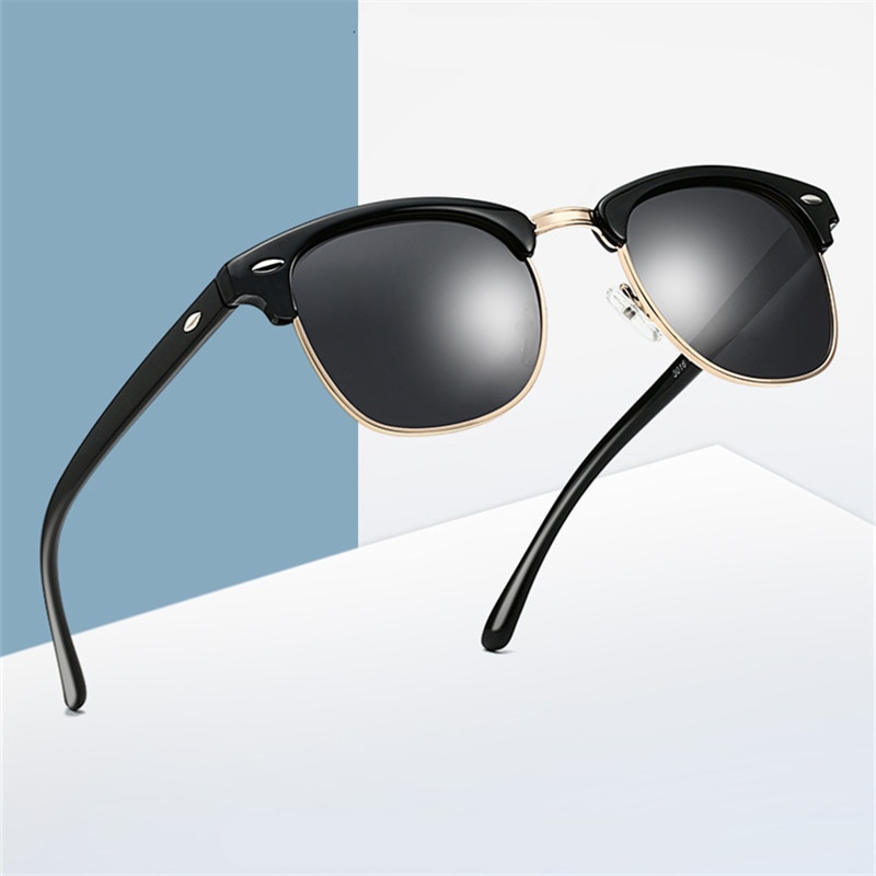 ASOUZ oval men's sunglasses UV400 classic retro brand ladies glasses UV400 driving sunglasses