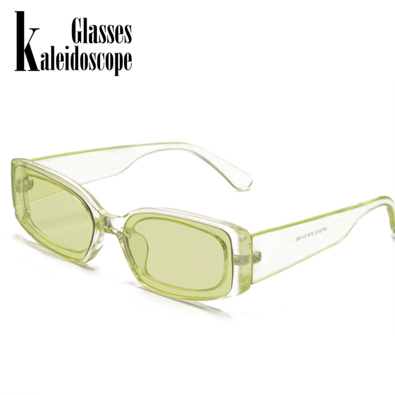 Mode Vintage Zonnebril Vrouwen Retro Zonnebril Rechthoek Zonnebril Vrouwelijke UV400 Lens Eyewears