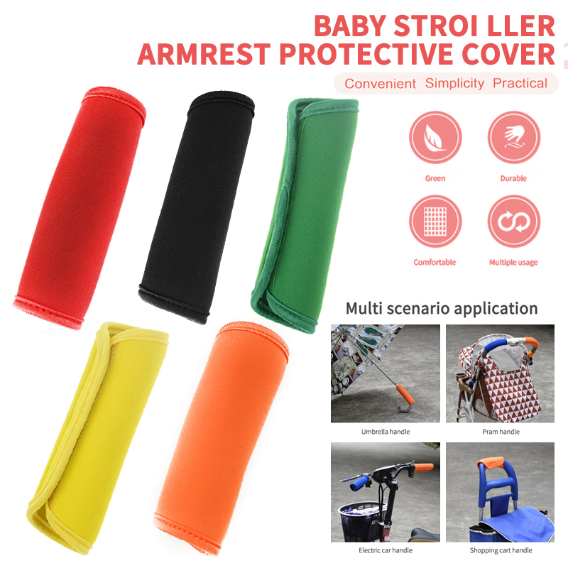 Housse de protection pour poignée de poussette pour bébé, housse pour main courante, accoudoir de fauteuil roulant, accessoires de marche