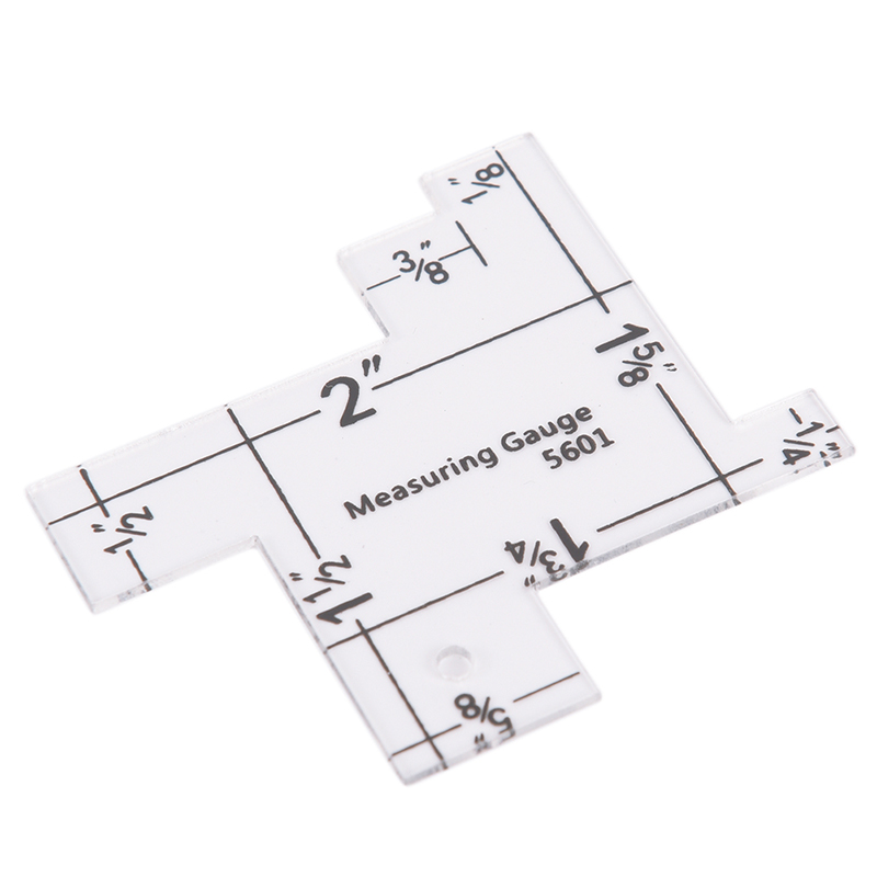 1 st mini plast sömnadsmått quiltlinjaler imperialistisk metrisk skala för sömnad hantverk mätverktyg