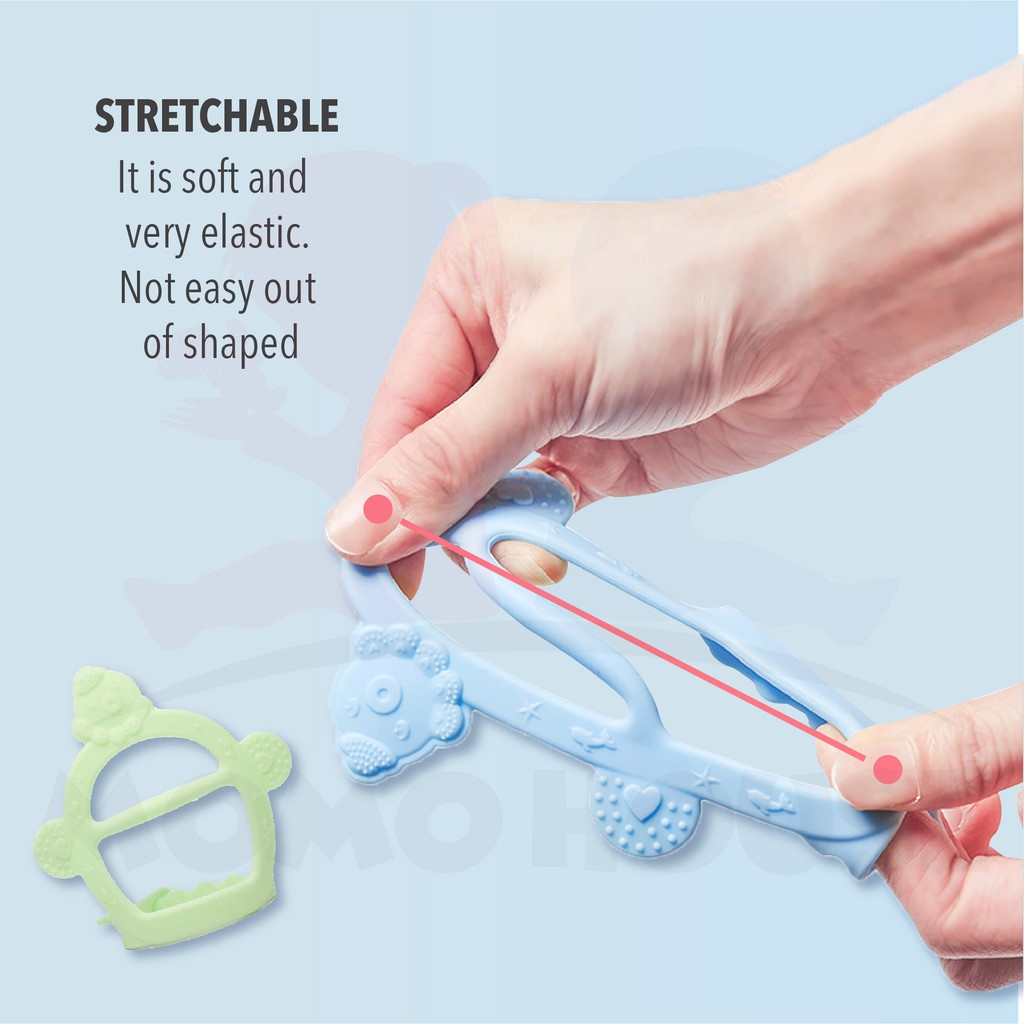 Baby Toothbrush Small Anti-card Throat Soft Hair Toothbrush Hand Ring Training Grip Toothbrush Children Chewing silicone brush