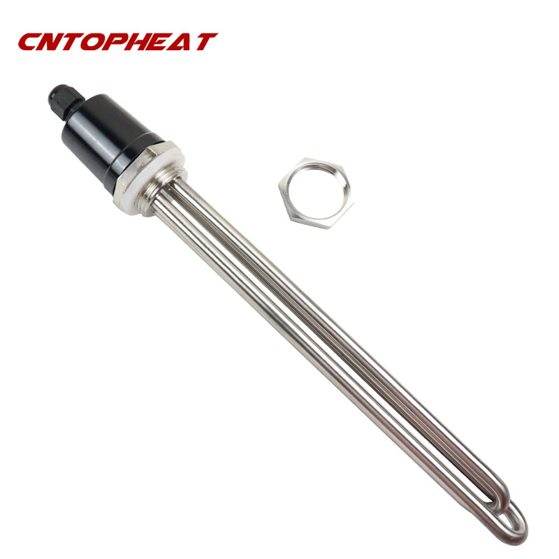 Élément chauffant par Immersion SUS304, 220v, 2,5kw, résistance de chauffage tubulaire fileté 1 &quot;BSP 32mm: Heater nut