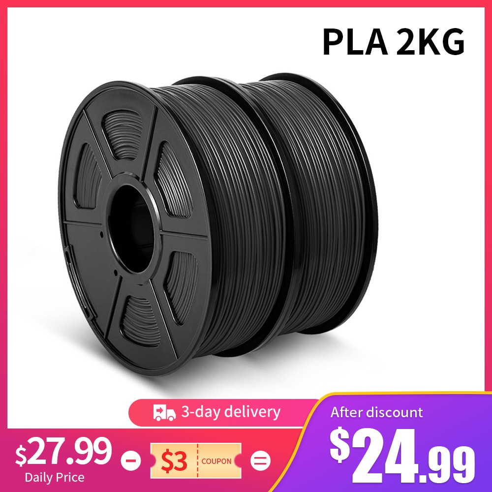 PLA PETG Filament 3D Printing 1.75mm 1KG/2.2lb For Ender 3D Printer Free Fast Support Bulk Order