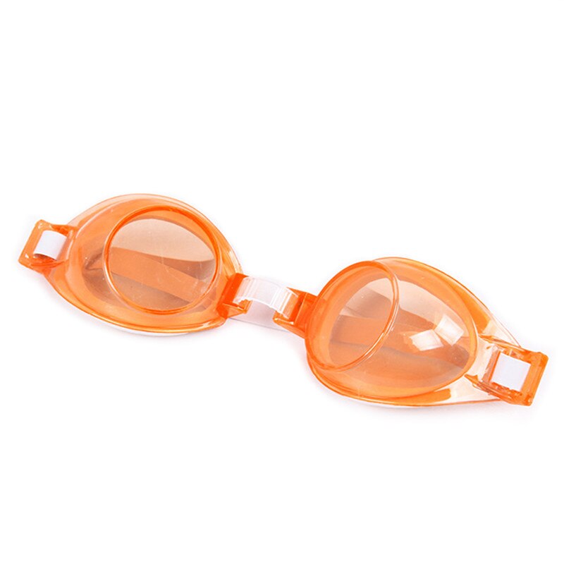 1 stk børn svømmebriller, anti-tåge spejl og anti-allergisk silikone pad børns svømmebriller og børns: Lyserød