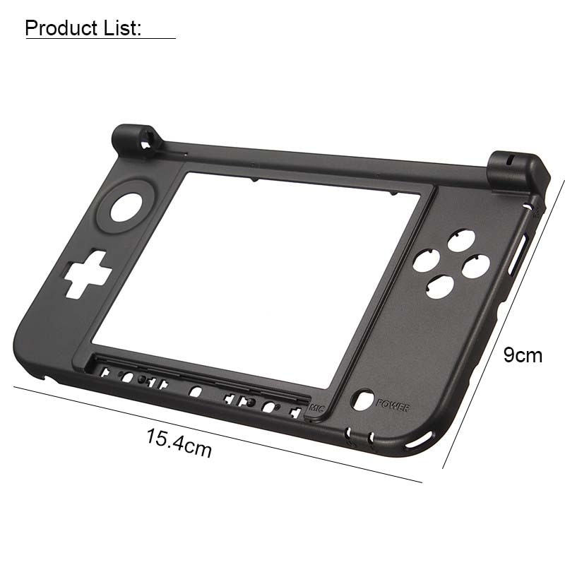 Mittleren Rahmen Ersatz Bausätze Gehäbenutzen Hülse Startseite fallen Boden Konsole Abdeckung Für Nintendo Für 3Ds Xl/Ll Spiel Konsole #