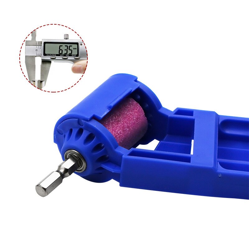 1 Set corindón de rueda afilador de brocas para taladro de herramienta de poder portátil afilador de brocas para taladro de 2-12,5mm giro broca de taladro amoladora