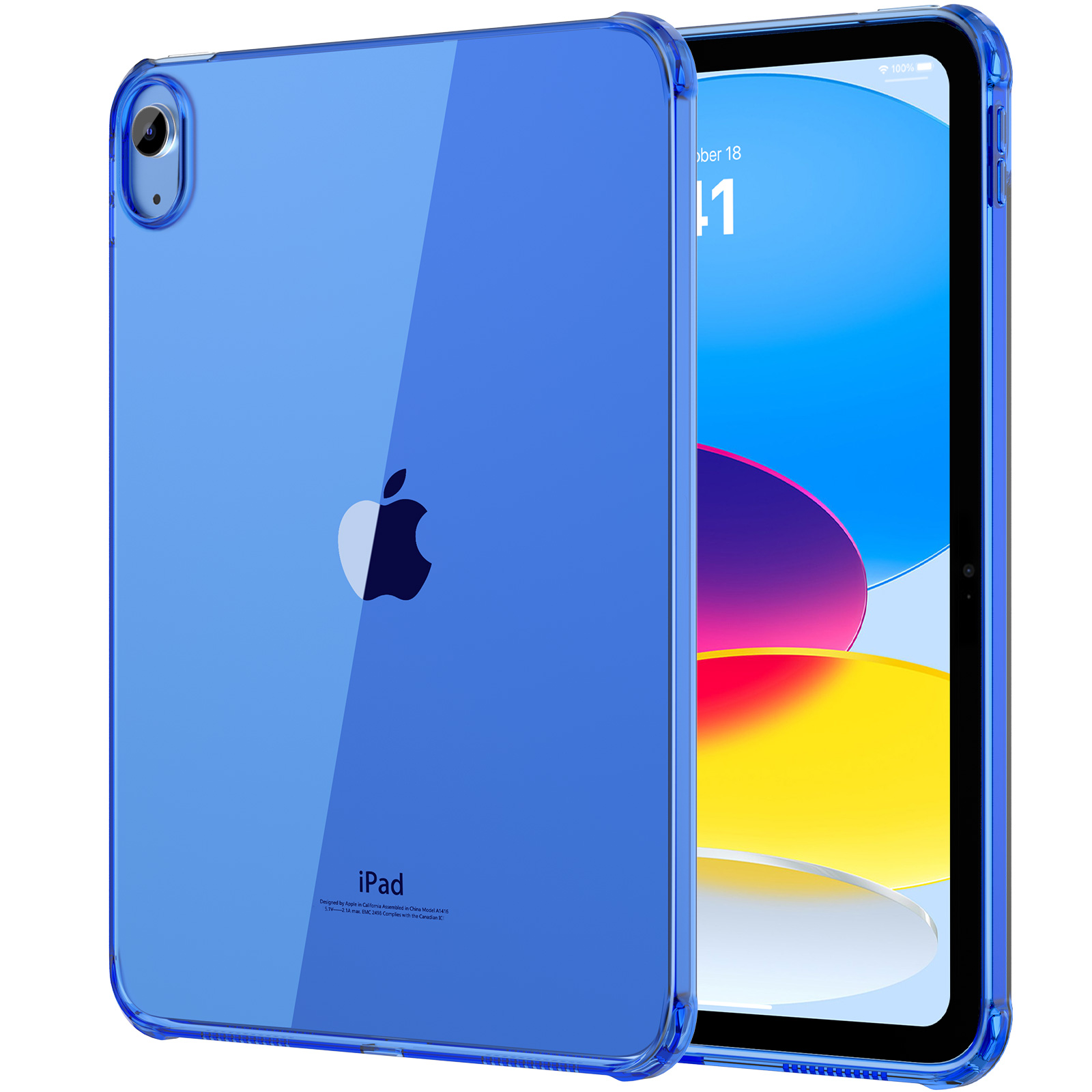 Doorzichtig hoesje voor iPad (A16) 11e generatie 2025 11 inch Lichtgewicht zacht TPU voor iPad 10e generatie 2022 10,9 inch