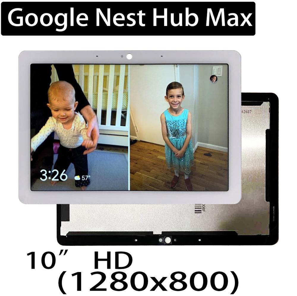 10.1 "Originele Lcd Voor Google Thuis Nest Hub Max Lcd-scherm En Touch Screen Digitizer Vergadering