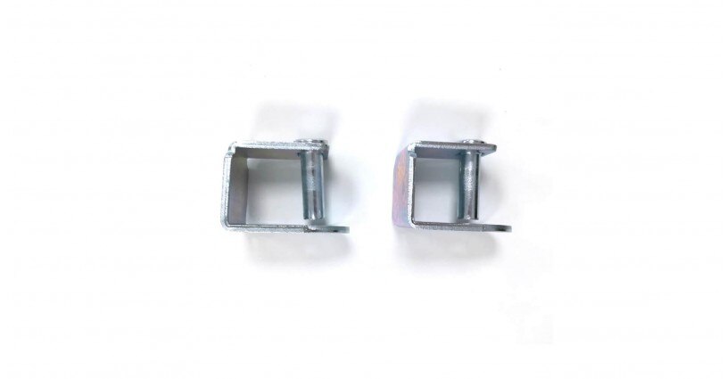 Pack abrazaderas para somier | Apta para patas con tornillo de 10mm |Compatible con somier de 30x40 | Acero