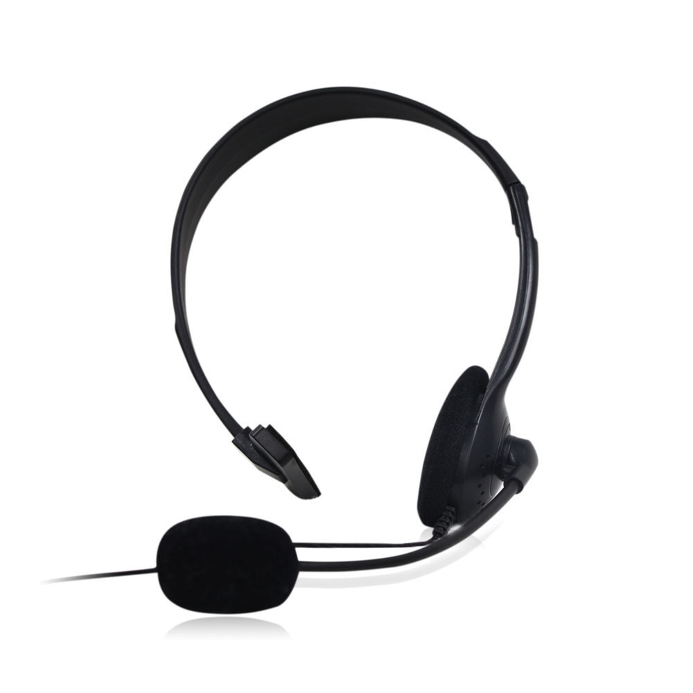 Hoofdtelefoon Zwart Wired Headset Hoofdtelefoon Oortelefoon Microfoon Voor Sony Playstation 4 PS4 Game Hoofdtelefoon # T2