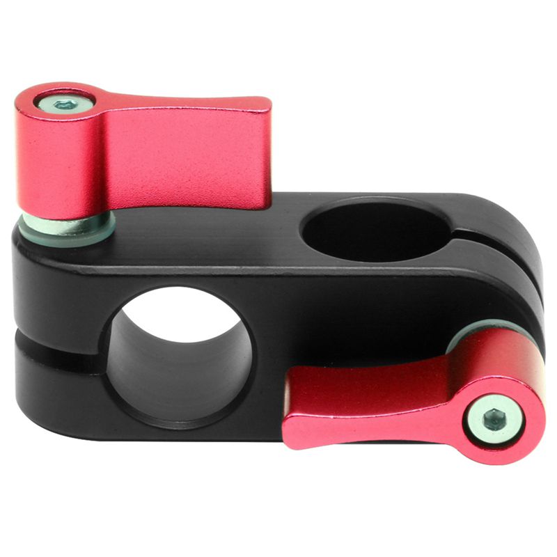 90 Degree Right Angle 15mm Rod Rig Clamp Adapter for 5D2 5D3 A7sGH4 DSLR Camera Photography System Photo Studio Handgrip
