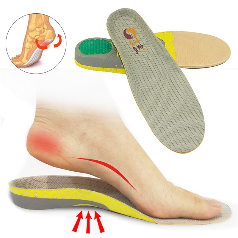 PVC Orthopedic Insoles Orthotics flat foot Health Sole Pad for Shoes insert Arch Support pad for plantar fasciitis Feet Care