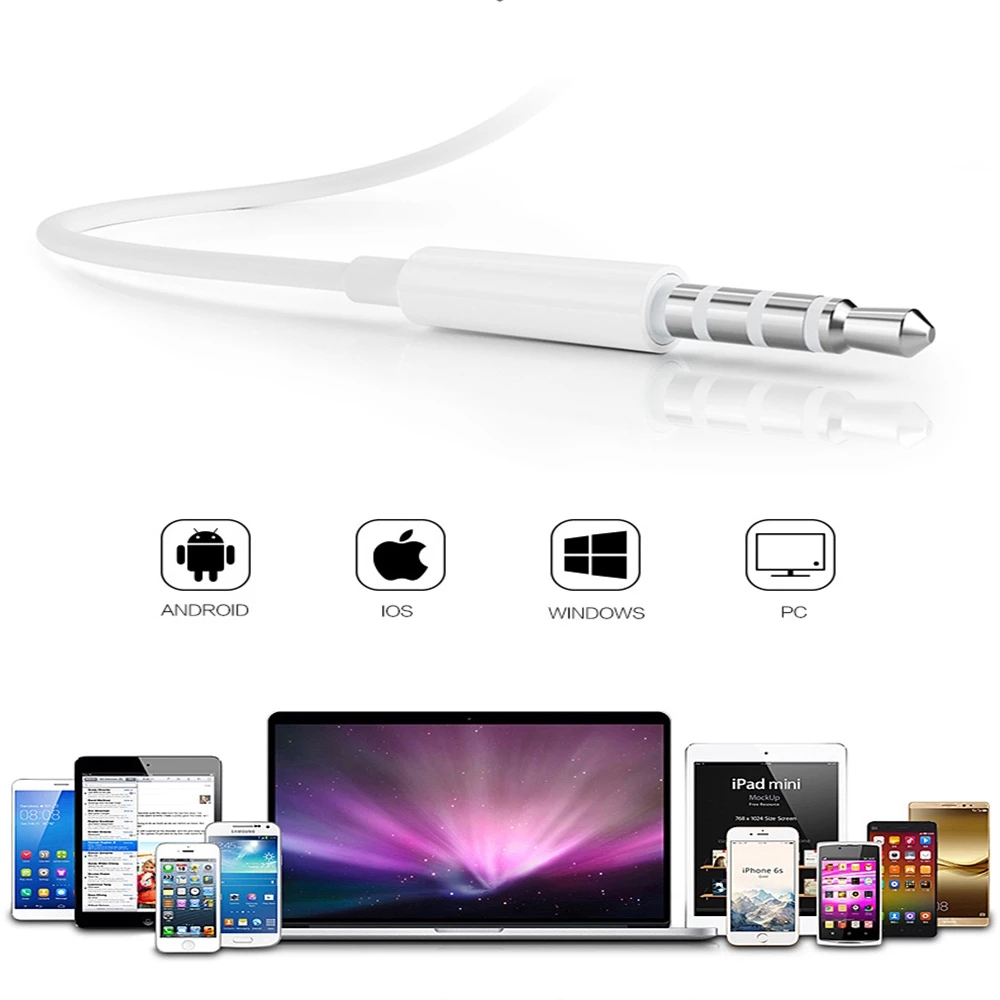 per Huawei Honor sono 115 cuffie con 3.5mm in orecchio auricolari altoparlante controllore cablato per Huawei P10 P9 P8 compagno9