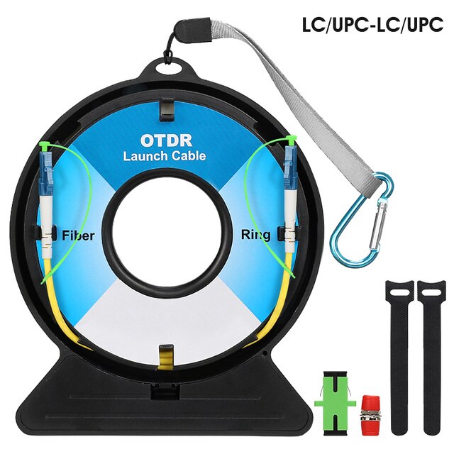 SC/FC/ST/LC-APC/UPC Fiber Optic OTDR Launch Cable Box ,Fiber Rings 150M OTDR Dead Zone Eliminator SM 1310/1550nm: Lc Upc-lc Upc