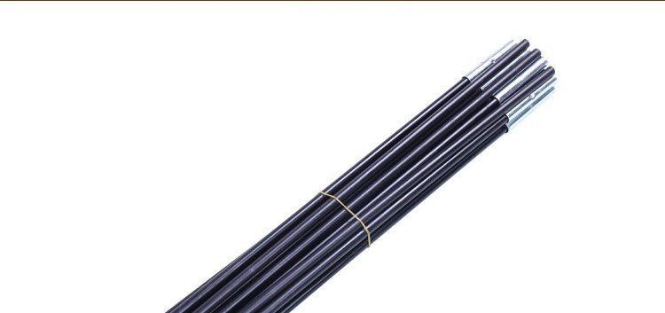 Automatisch openende tentaccessoires van glasvezel voor binnentent, kampeerstang voor ongeveer 400cm,360cm tentstokken