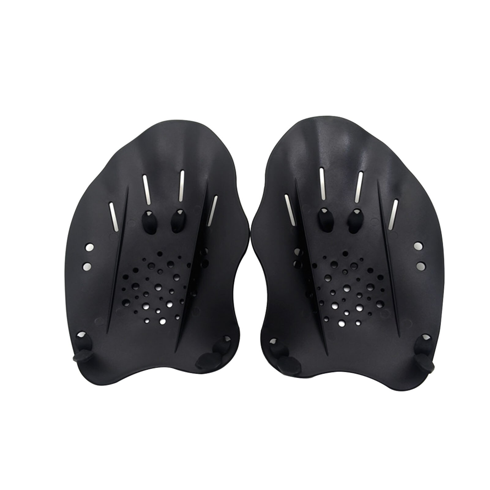 1pair Beginner Training Aid Diving Swimming Paddles Water Sports Multifunction Practice Ergonomic Men Women For Hands Flat