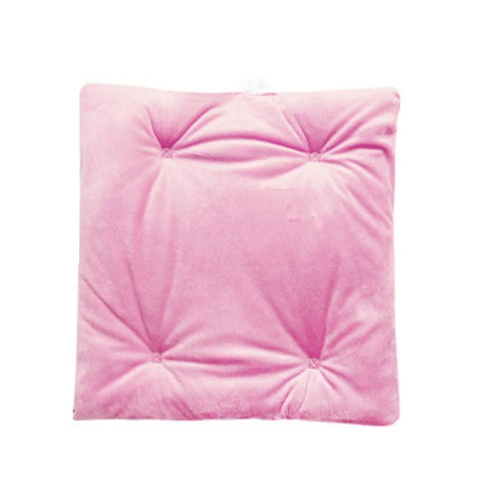 Vinteroppvarmet setepute usb universell setevarmer ensfarget oppvarmet setetrekk: Rosa