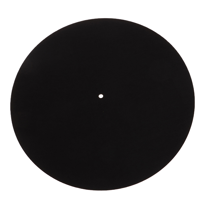 Alfombrilla antideslizante de fieltro para tocadiscos, alfombrilla para placa giratoria de vinilo LP, reemplazo de Audio, accesorios DIY, alfombrilla gruesa para tocadiscos audiófilos, 1 ud.: Rosa
