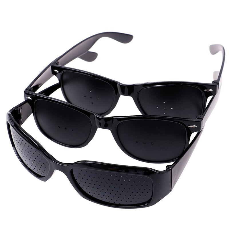 1 stuk unisex oogzorgbril met speldengaatjes oogoefeningen gezichtsvermogen verbeteren plastic natuurlijke genezing goedkoop 3 stijlen