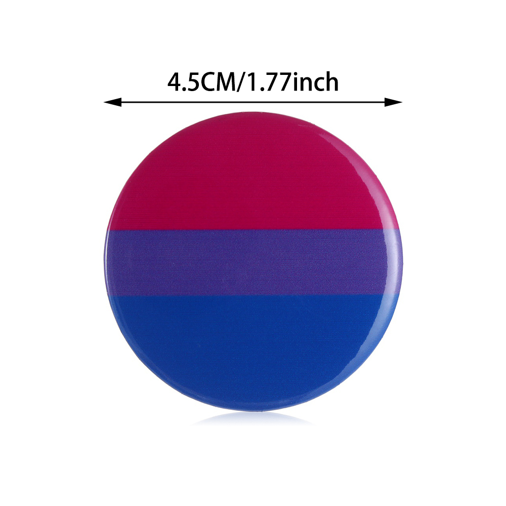 1pc pride regnbueflagg blikkmerke støtte homofil lesbisk bifil transkjønn symbol pin ikoner brosje smykker tilbehør