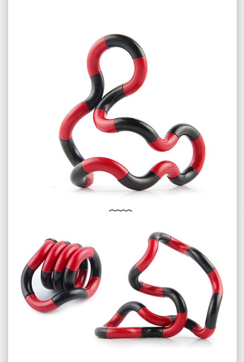 Stress Relief Variety Of Twisting Winding Toy Boring Deformation Rope Adult Decompression Vent Toy Young Adult Random Color One