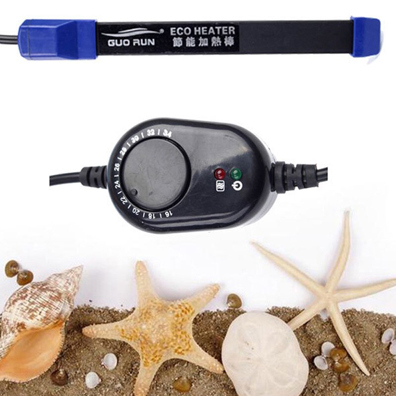 Mini Fish Tank Heater Submersible Adjustable Water Heater Thermostat 110-240V RT99