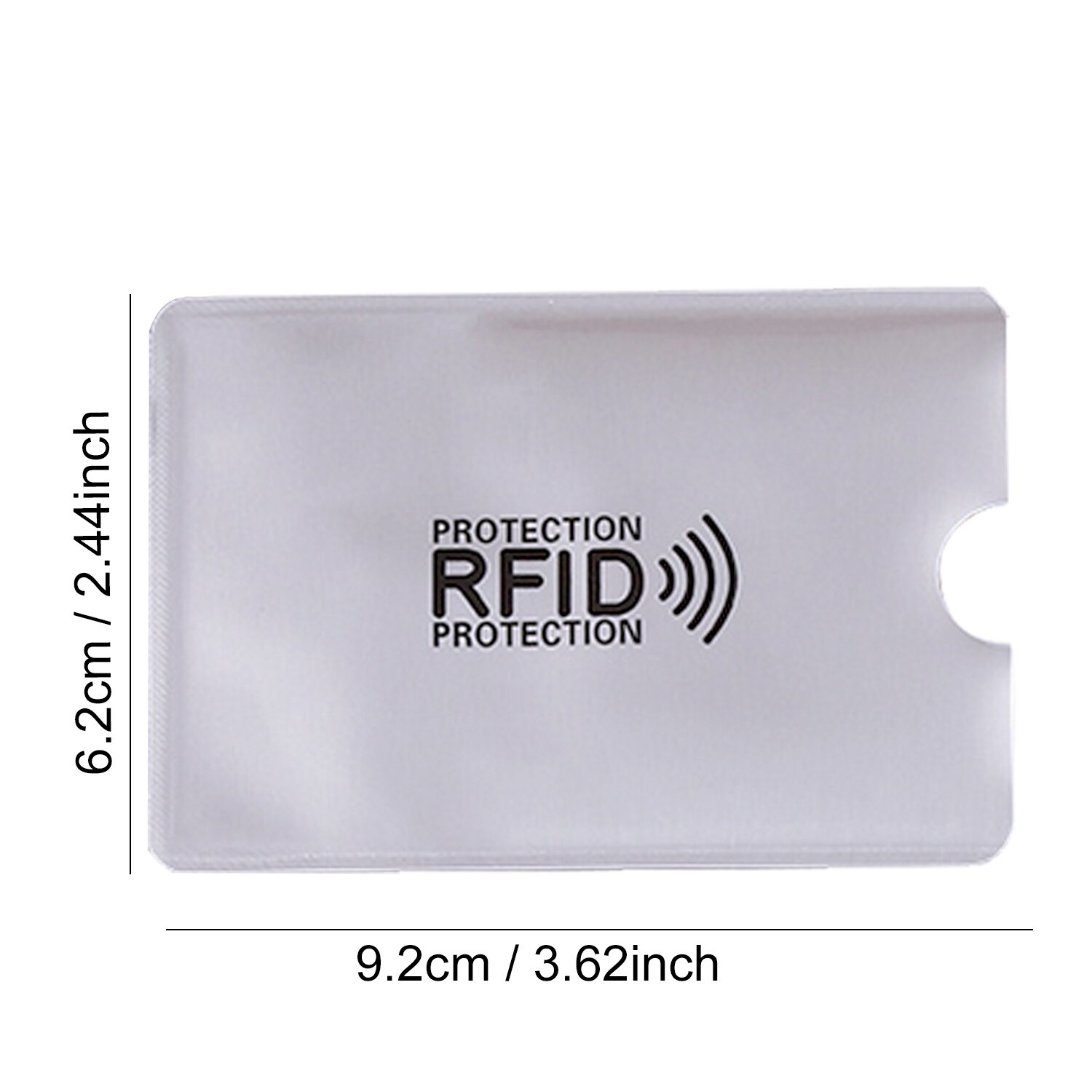 20PCS Aluminum Anti Theft RFID Blocking Sleeves Card Holder Protector for Credit ID Debit Card