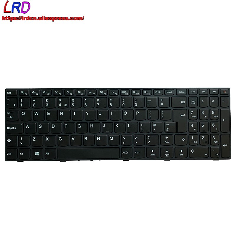 UK English Keyboard for Lenovo Ideapad 110-15ISK 110-17 V110-17 IKB ISK ACL Laptop 5N20L25933 5N20L25939 5N20L25907