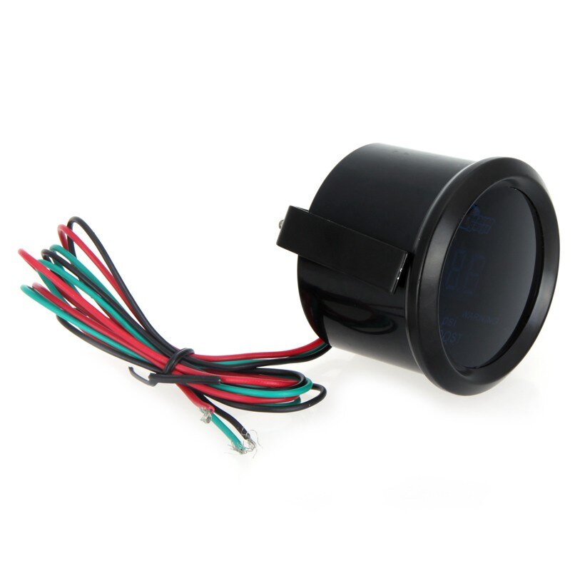 Digitale Oliedruk Meter Gauge W/Sensor Voor Auto 52mm 2 "LCD 0 ~ 12PSI Olie manometer Olie Druk Meter