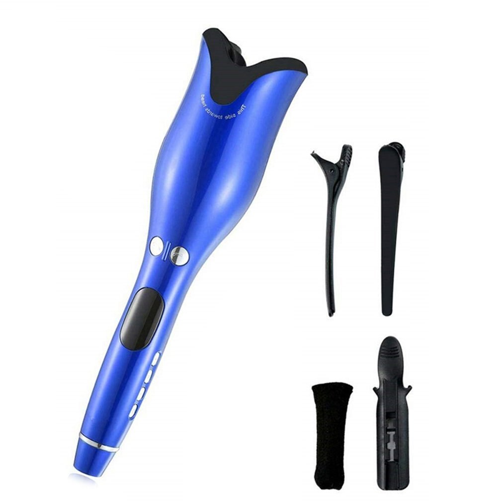 Automatische Krultang Air Curler Air Spin Keramische Roterende Air Curler Air Spin Wand Curl Magic Haar Krultang: Blauw / EU