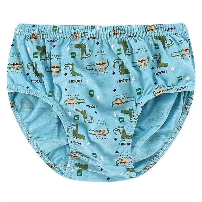 Culottes bleues à rayures pour garçons, sous-vêtements en coton de pour enfants de 3, 4, 6, 8, 10 et 12 ans, OBU203109