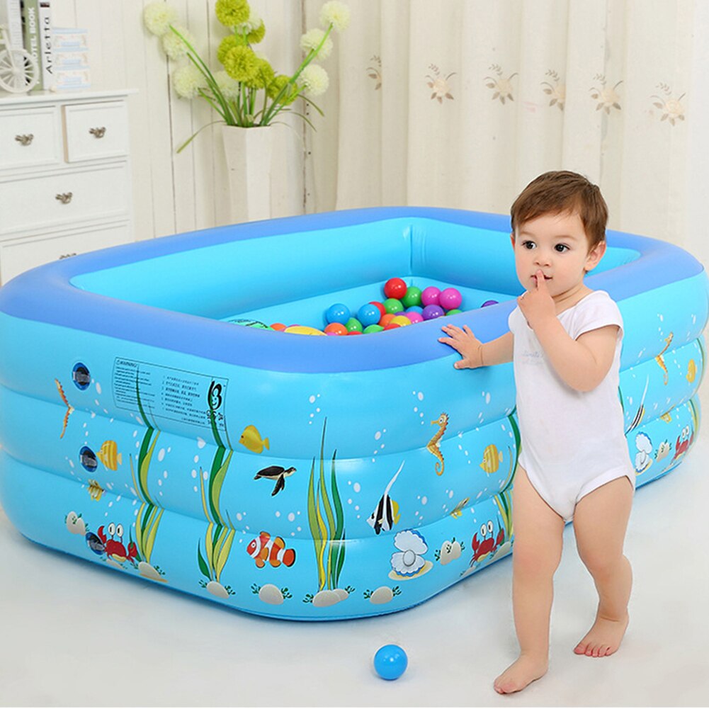 1.3M Zomer Baby Opblaasbaar Zwembad Kids Speelgoed Peuterbad Spelen Oceaan Ballenbad Draagbare Bad Kids Outdoors Sport Play speelgoed