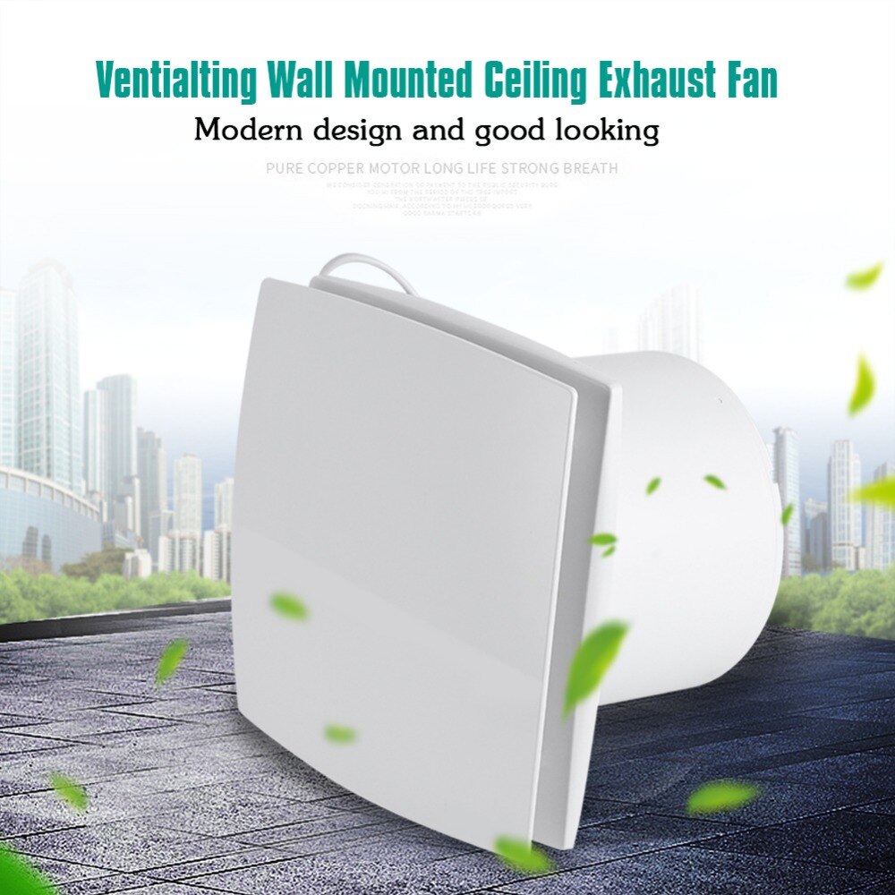 220v ventilationsfläkt badrum tak väggfäste fläkt hål storlek 150-180mm kök hem ventilationssystem