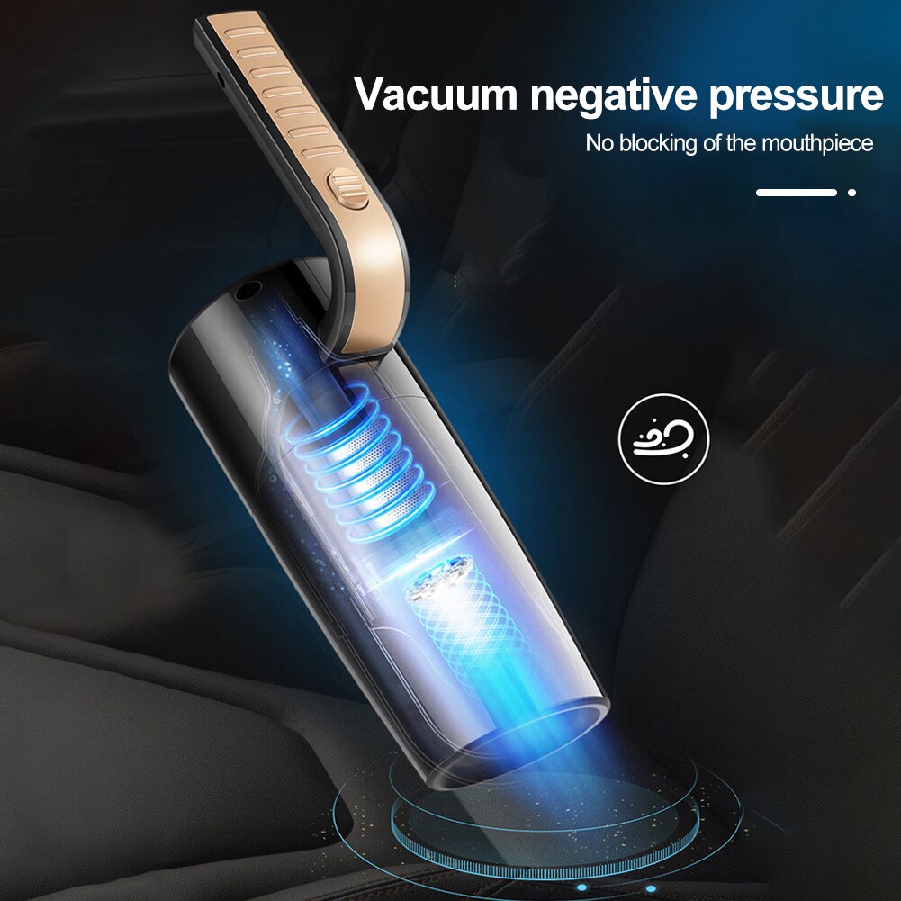 120W 12V 4500PA High Suction Car Vacuum Cleaner Portable Handheld Vacuum Cleaner Wet Dry Dual-use Vaccum Cleaner for Car Home