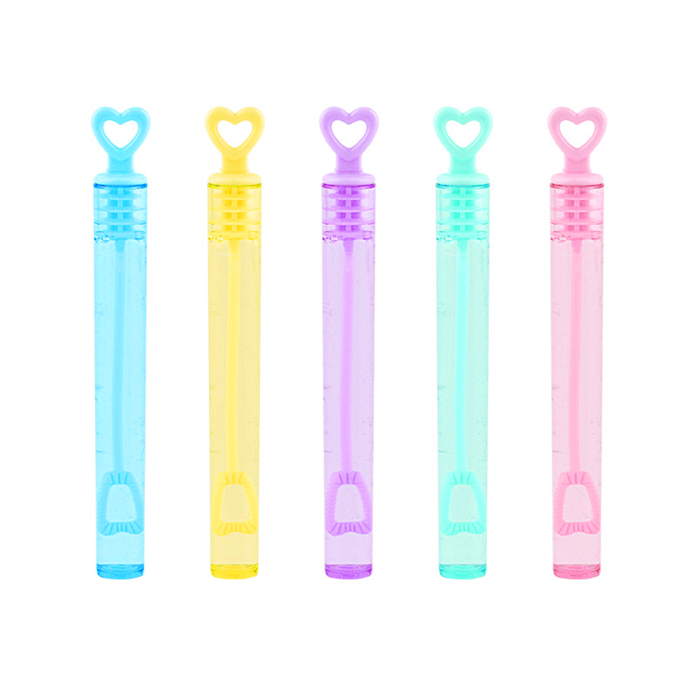 10 Uds Mini tubo de burbuja blanco rosa botella de jabón juguetes de boda para invitados niños recuerdos de de cumpleaños decoración de Baby Shower