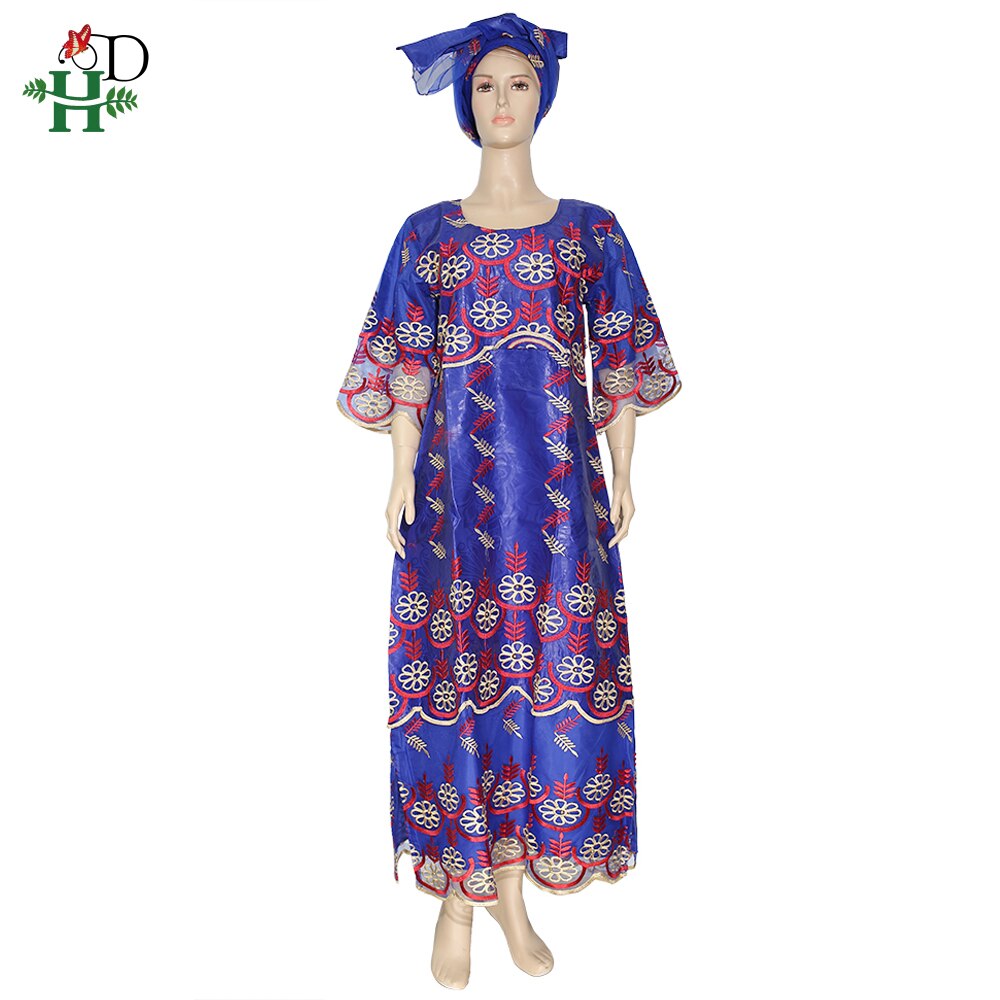 H & D Südafrika ankara Kleid africaine femme Traditionelle Afrikanische Kleider Frauen Plus Größe Lange Kleid Dashiki Bazin kleidung