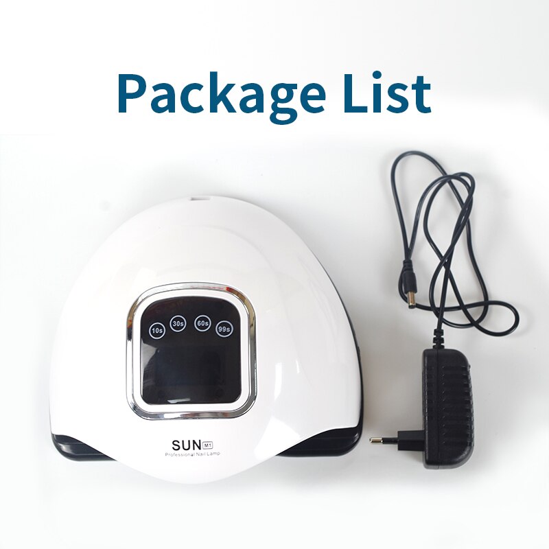 Sun  m1- lamp voor het drogen van nagellak, 45 leds, 86w krachtige uv-led-nagellampen voor manicure met lcd-scherm, nageldroger
