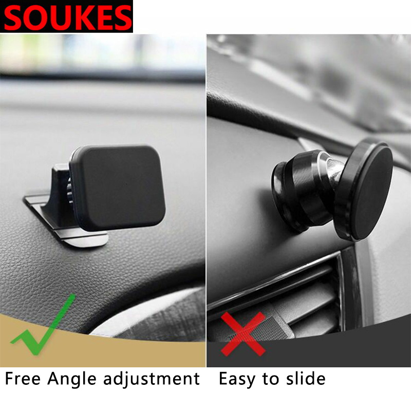 Magnetyczny dla Mitsubishi ułan 10 ASX Pajero X bród Centrum 2 3 fiesta Citroen C4 C5 C3 deska rozdzielcza samochodu uchwyt na telefon na przednią szybę