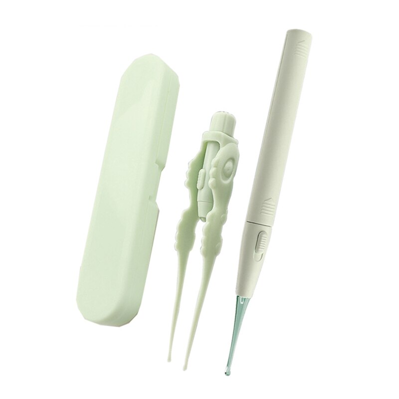 4types Ear Cleaner Vacuum Ear Wax Dirt Fluid Remover Painless Earpick Ear Cleaning Tools Safety Products Health Care: C1971