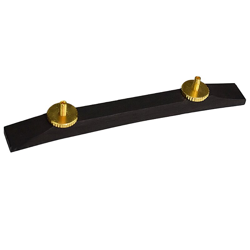 Ajustable de ébano Base de oro Hardware puente flotante para guitarra Jazz Archtop espaÃ a
