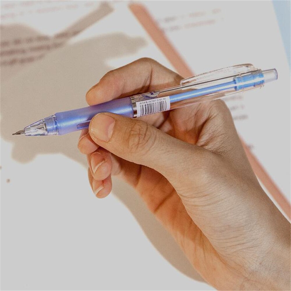 1pc 0.5/0.7mm Mechanical Pencil 2B Automatic Pencils Press Pen Drawing Stationery Student School Office Supplies for Kids