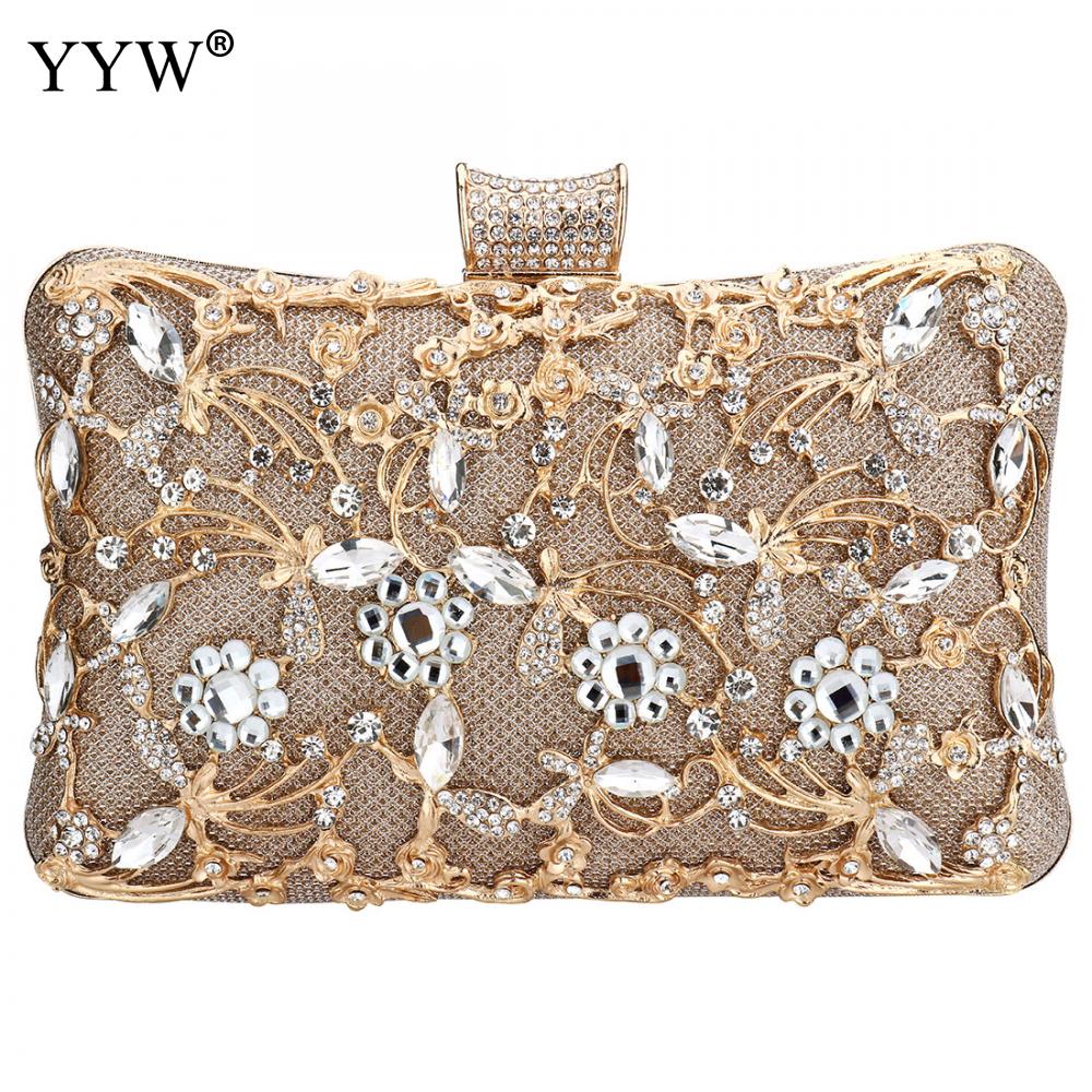 LHHMZ Mode Clutch voor Vrouwen Elegante Top Handvat Clutch Formele Avondtas voor Bruiloft Prom Bruids, Bruin, Eén maat
