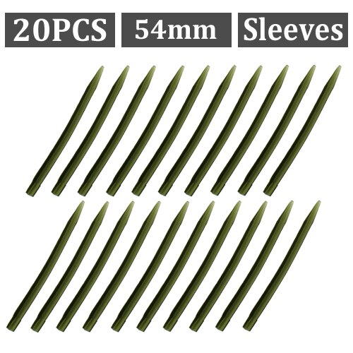 20 stk karpefiske svivel med hurtigbytte snapp rigger til karpe fiske tilbehør hengende snapp svivler  uk 8 12 utstyrsutstyr: 20 stk svivler -54mm