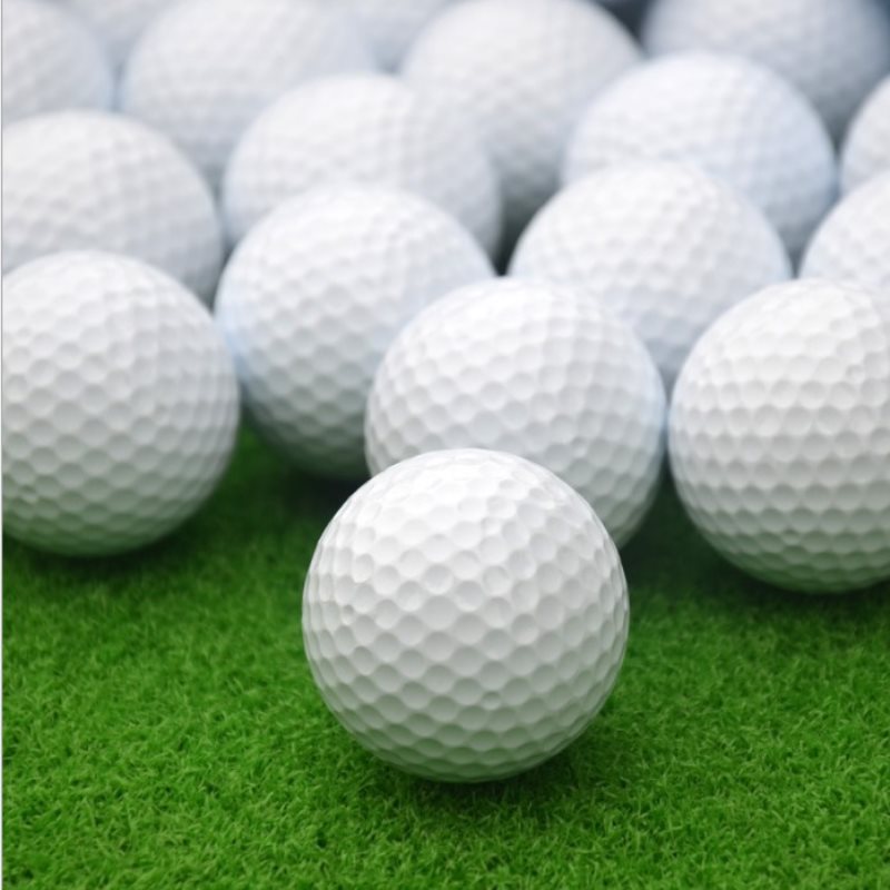 White Golf Ball Indoor Exercise Toy Ball Golf Ball Soft Indoor Practice Safety