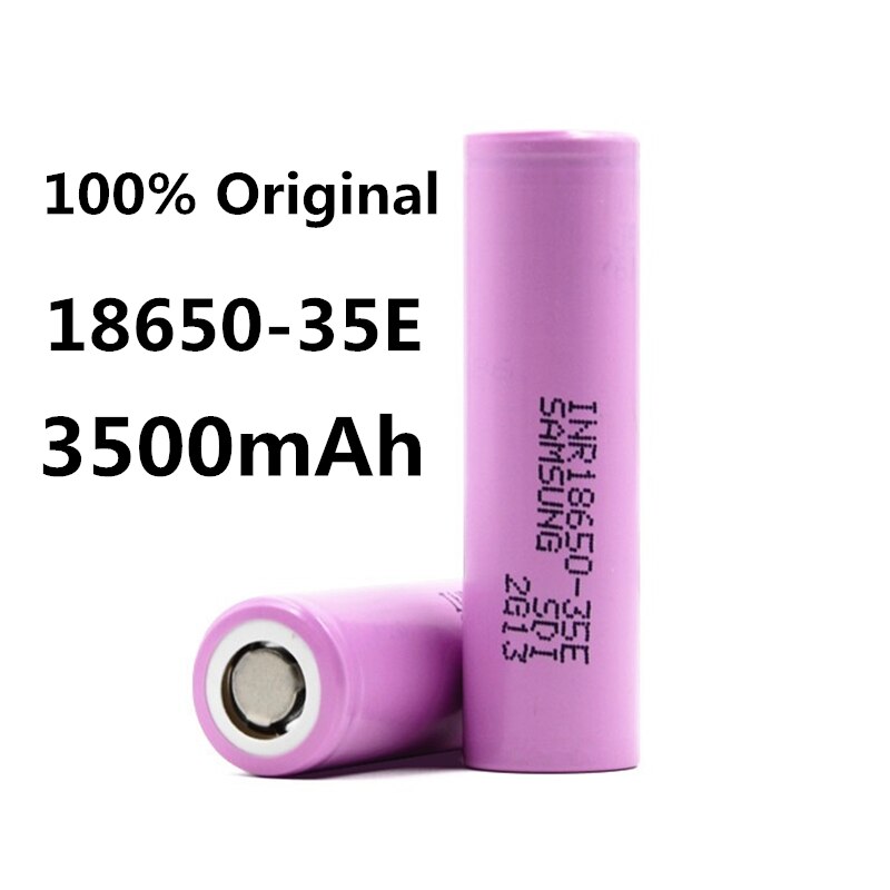 10Pcs 100% Originele Forsamsung 18650 3500Mah 20A Ontlading INR18650 35E 3500Mah 18650 Batterij Li-Ion 3.7V Oplaadbare batterij
