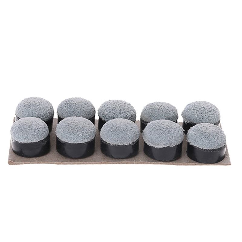 10 Pcs 13mm Schroef-Op Biljartkeu Tips Koeienhuid Vervanging Kits Onderdelen Voor Snooker