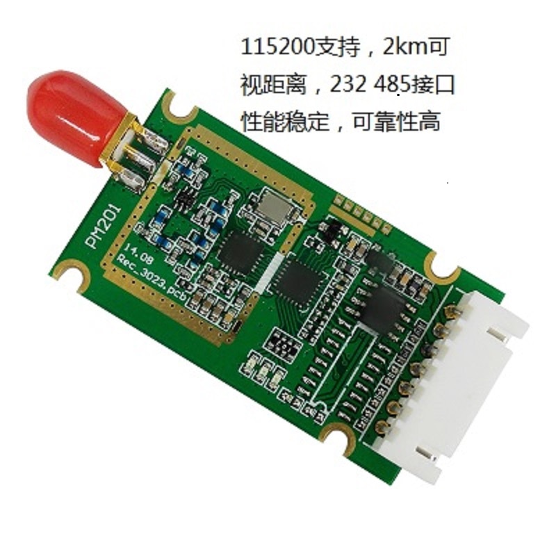 For Long distance 2km wireless module, data transmission, 485 communication module, led PLC transceiver module
